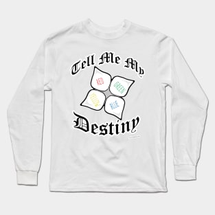 Paper Fortuneteller Childhood Nostalgia Cartoon Long Sleeve T-Shirt